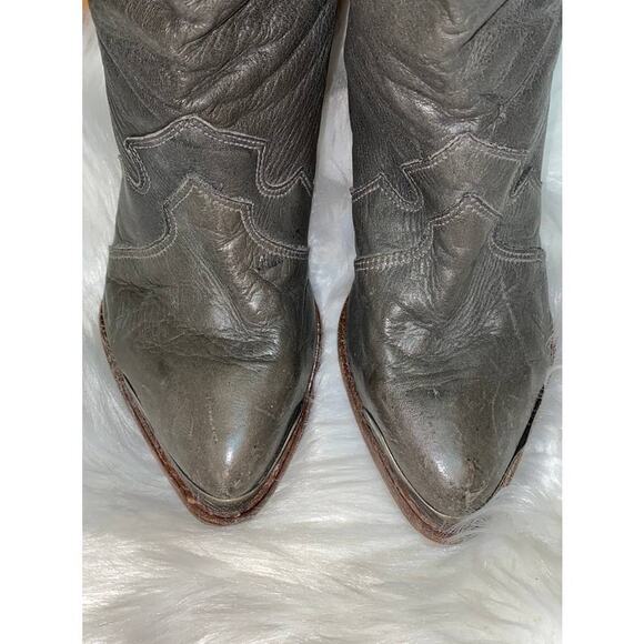 Zodiac USA Vintage Leather Cowboy Boots 8.5 - Picture 10 of 13